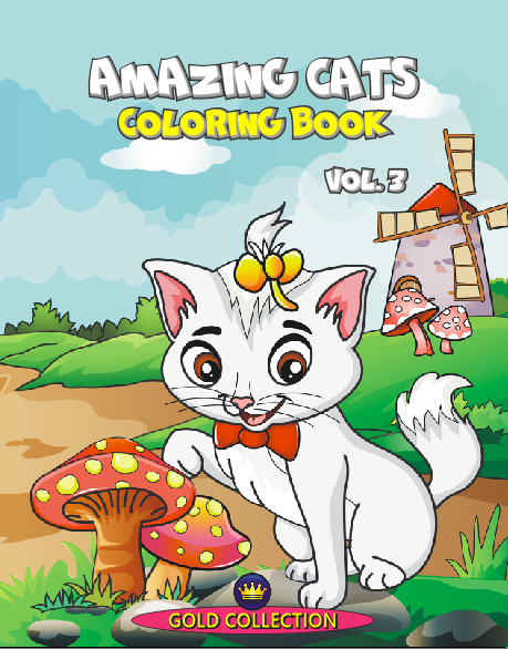 Amazing cats - coloring book, vol.3 