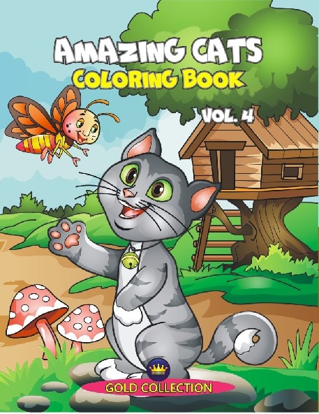Amazing cats - coloring book, vol.4